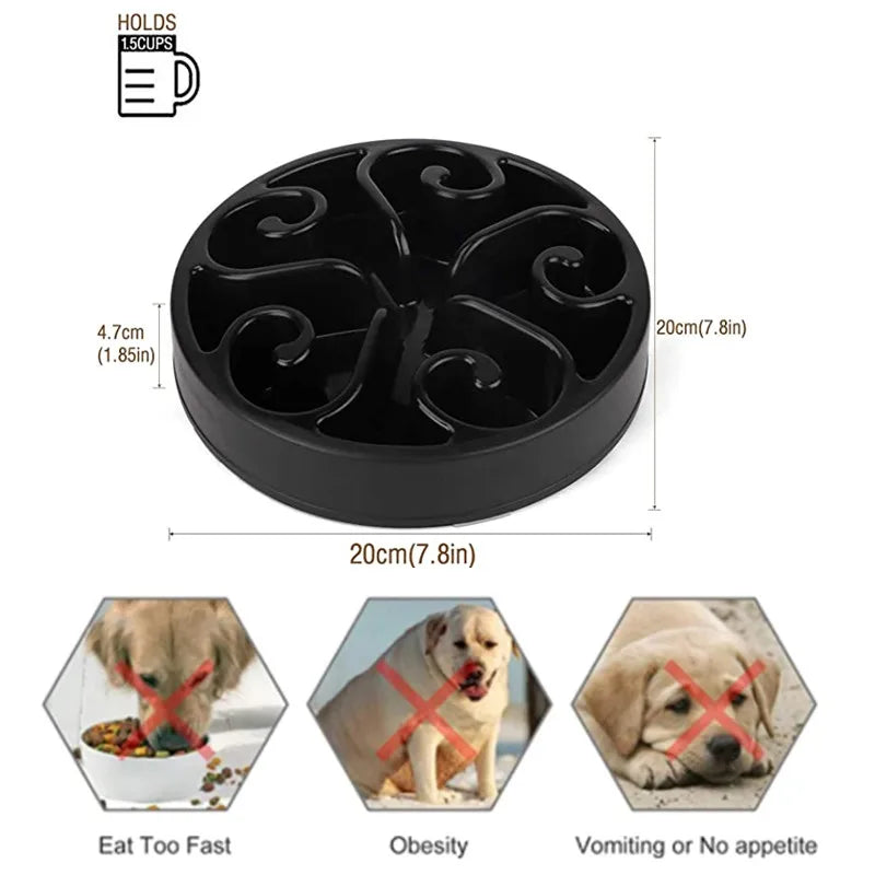 Bol Slow Feeder Chien – Antidérapant & Anti-Glouton | Lento