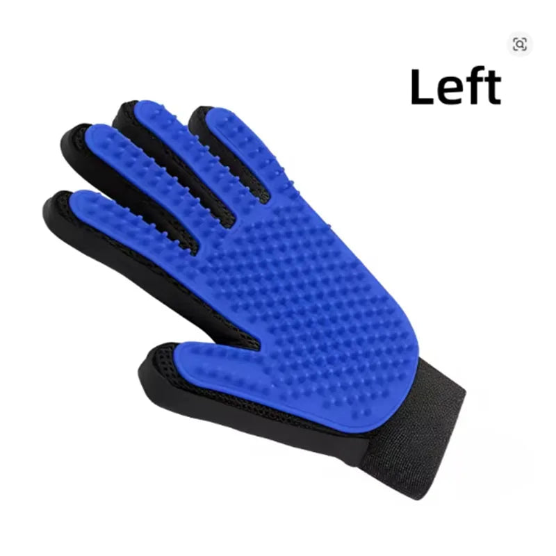 Gant de toilettage pour chien et chat – Massage & démêlage en silicone