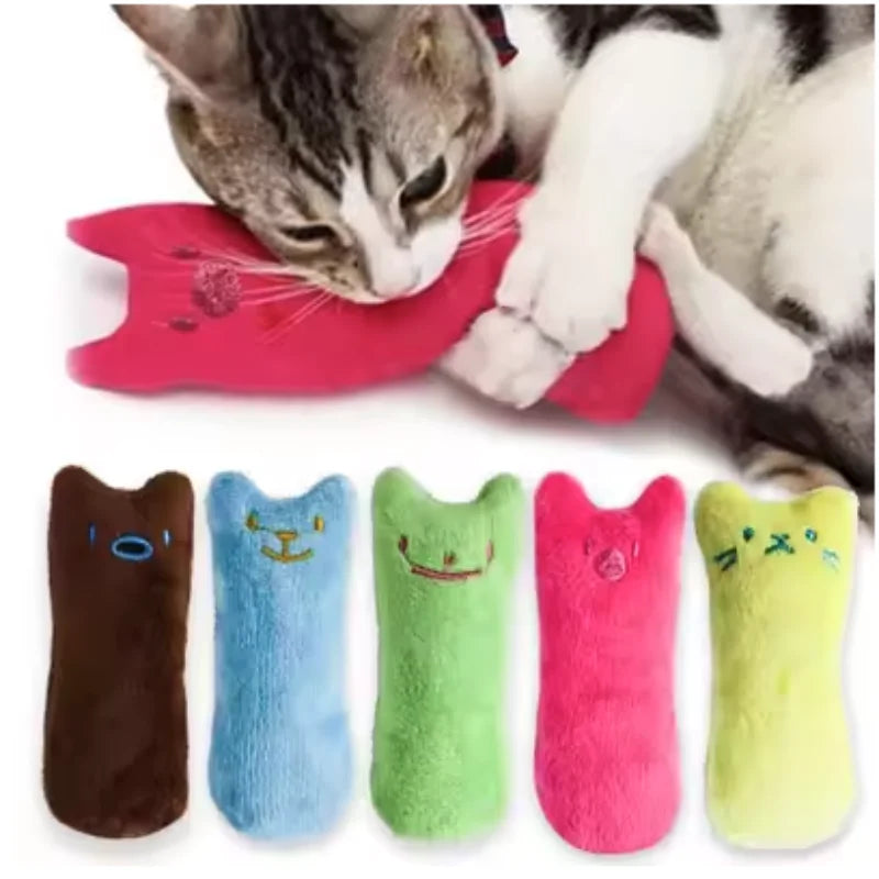 Jouet catnip en peluche pour chat, vue de face