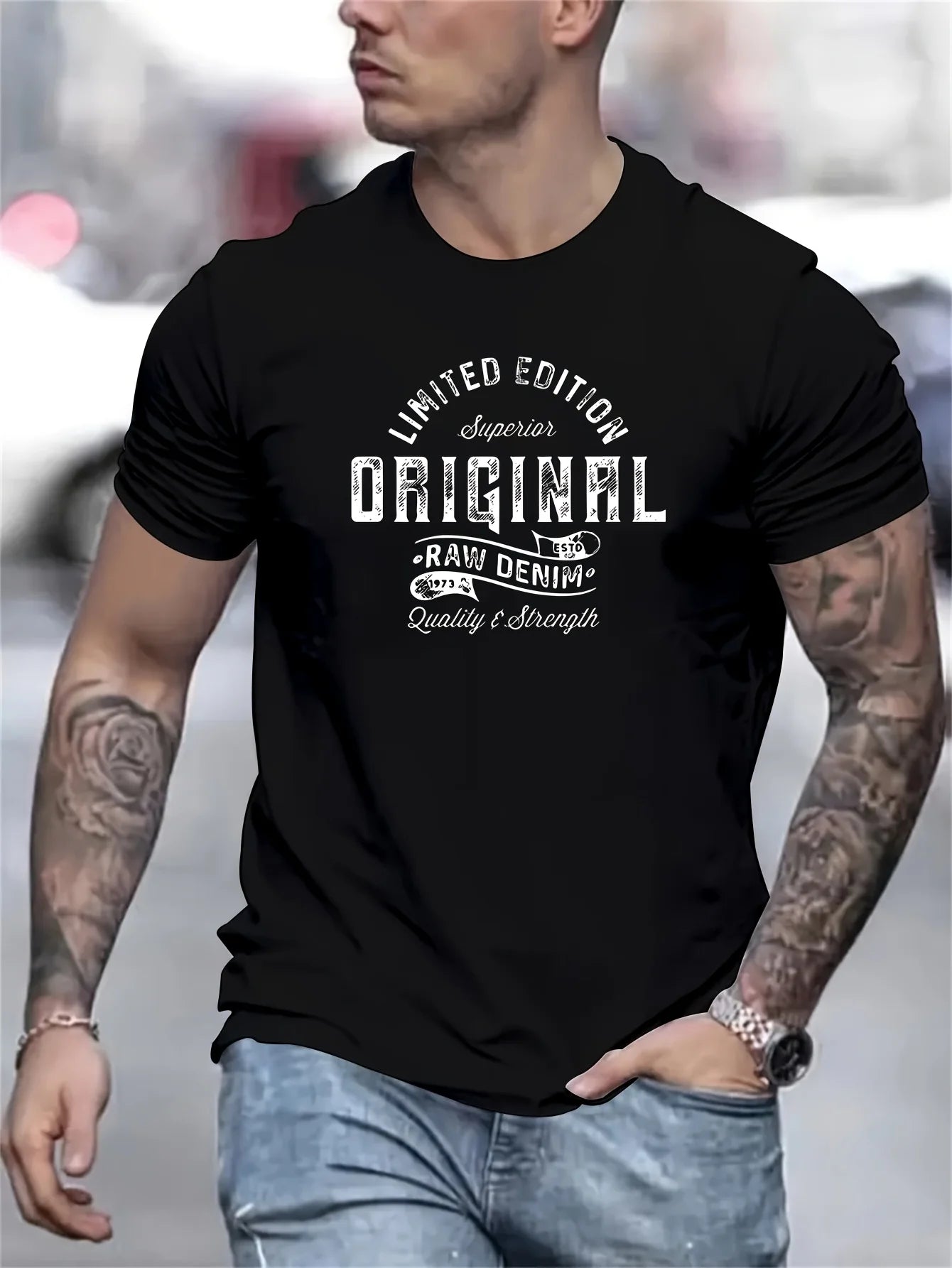 T-Shirt Homme 100% Coton – Imprimé Chien Drôle | Coupe Décontractée & Confortable