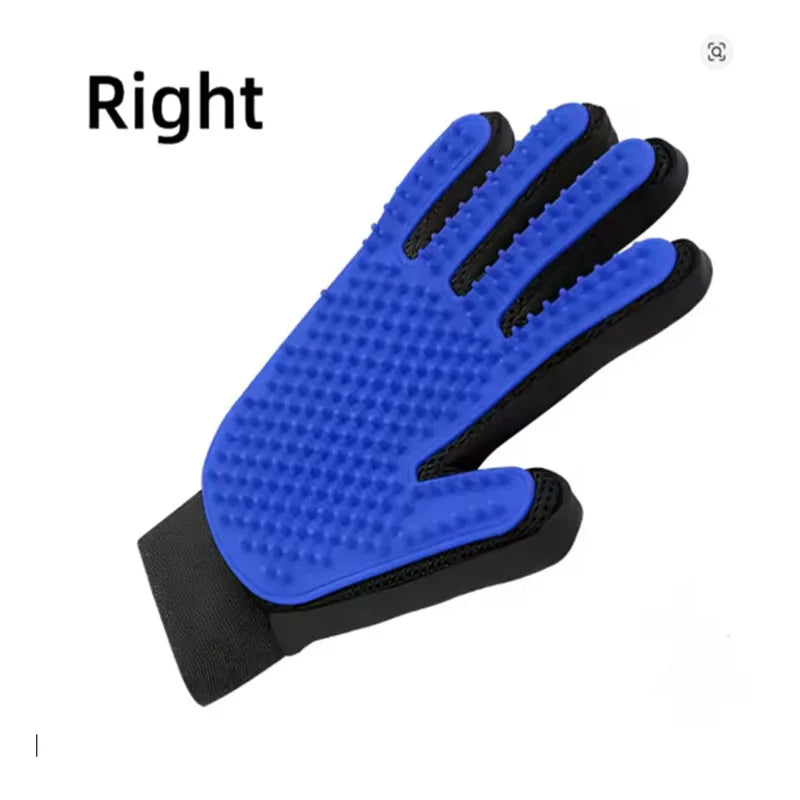 Gant de toilettage pour chien et chat – Massage & démêlage en silicone