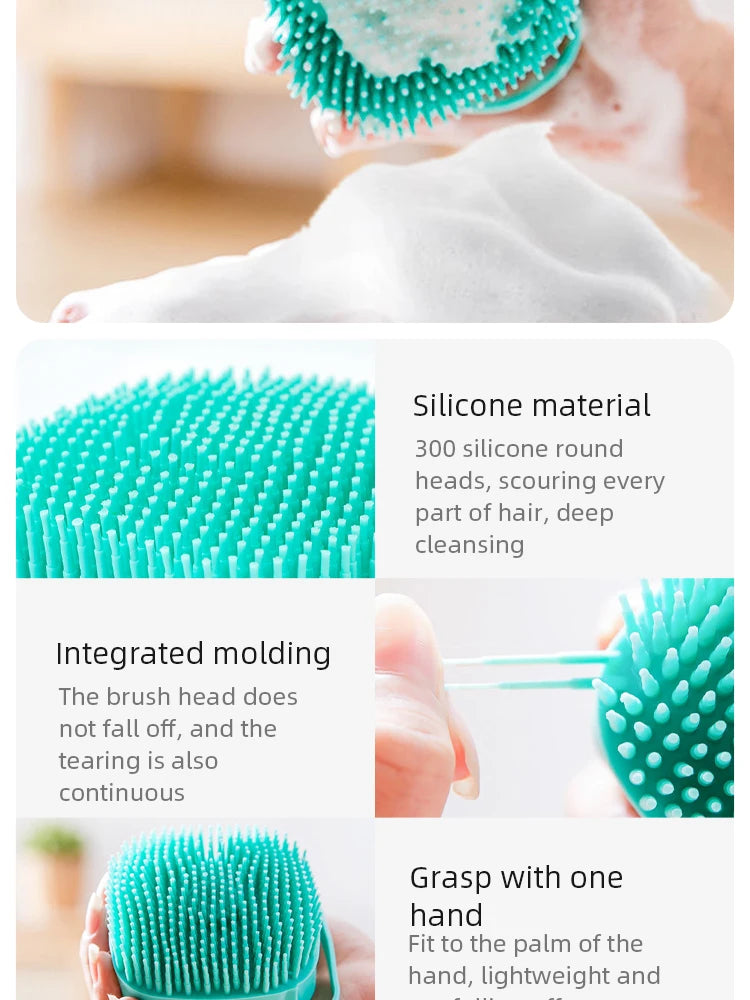 Répartition de la mousse avec la brosse silicone