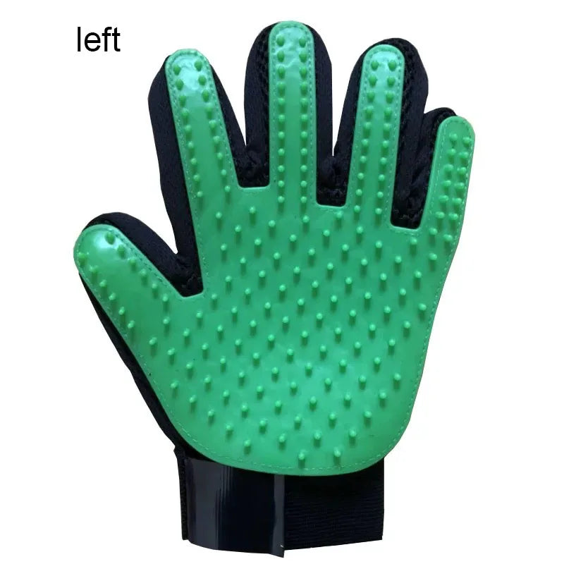Gant de toilettage pour chien et chat – Massage & démêlage en silicone