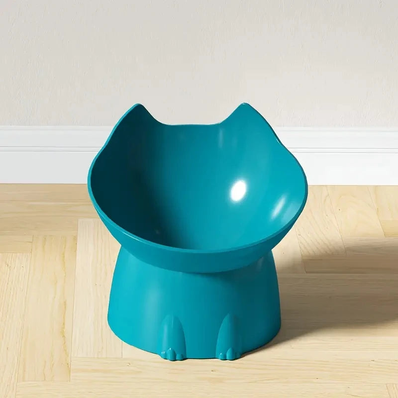 Gamelle chat coloris gris, bol surélevé