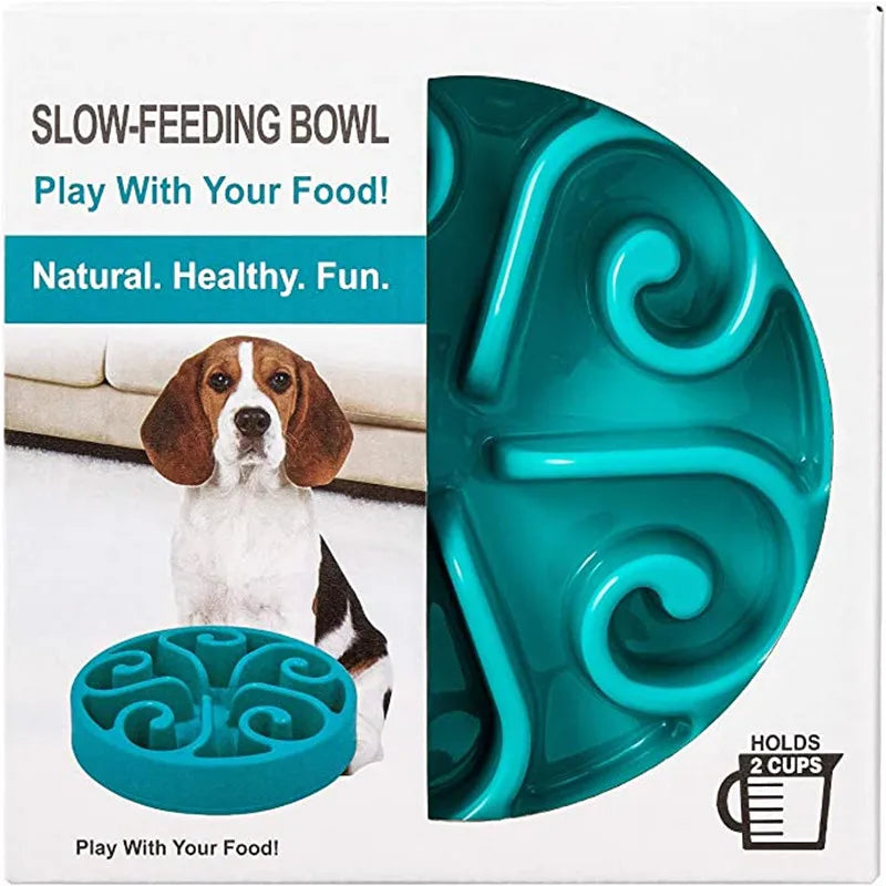 Bol Slow Feeder Chien – Antidérapant & Anti-Glouton | Lento