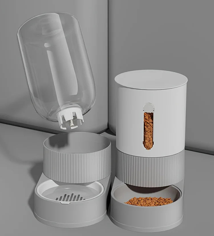 Distributeur Automatique Grande Capacité – Eau & Nourriture par Gravité pour Chat et Chien
