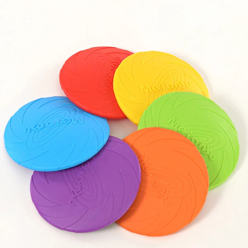 Disque volant en silicone pour chien
