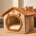 Maison lit pliable lavable pour chat et petit chien