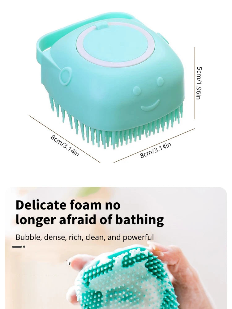 Sangle de maintien au dos de la brosse de bain