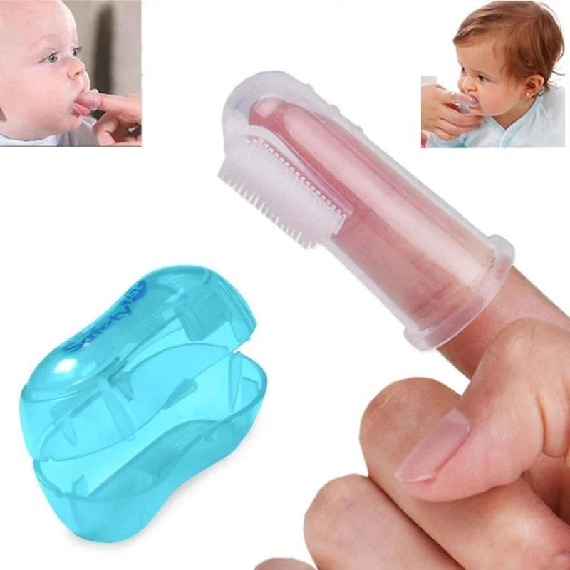 Brosse à Dents Doigt en Silicone pour Chien & Chat