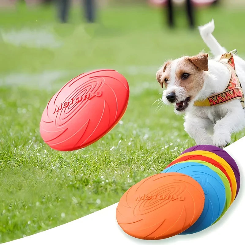 Disque volant en silicone pour chien