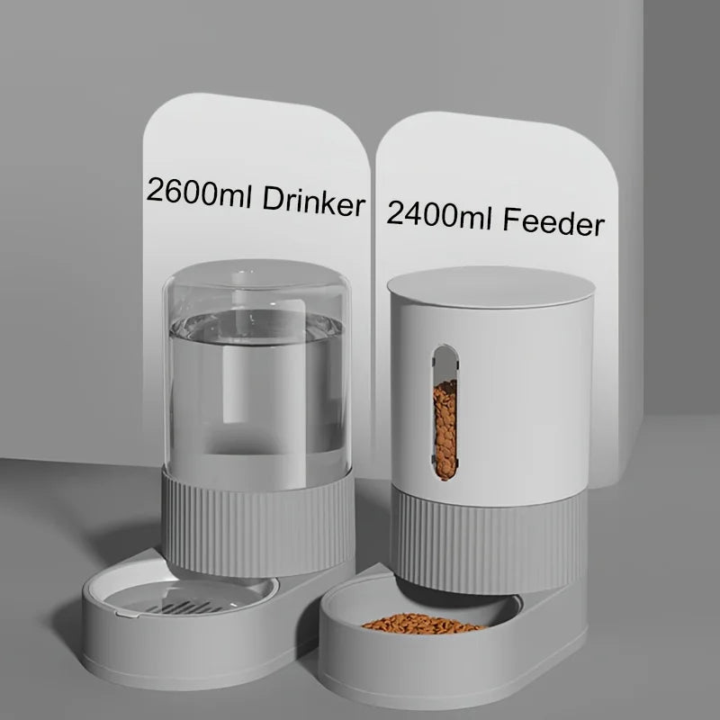 Distributeur Automatique Grande Capacité – Eau & Nourriture par Gravité pour Chat et Chien