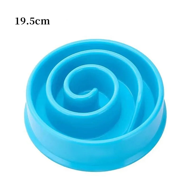 Comparaison des tailles 20 cm et 30 cm du bol anti-glouton pour chien