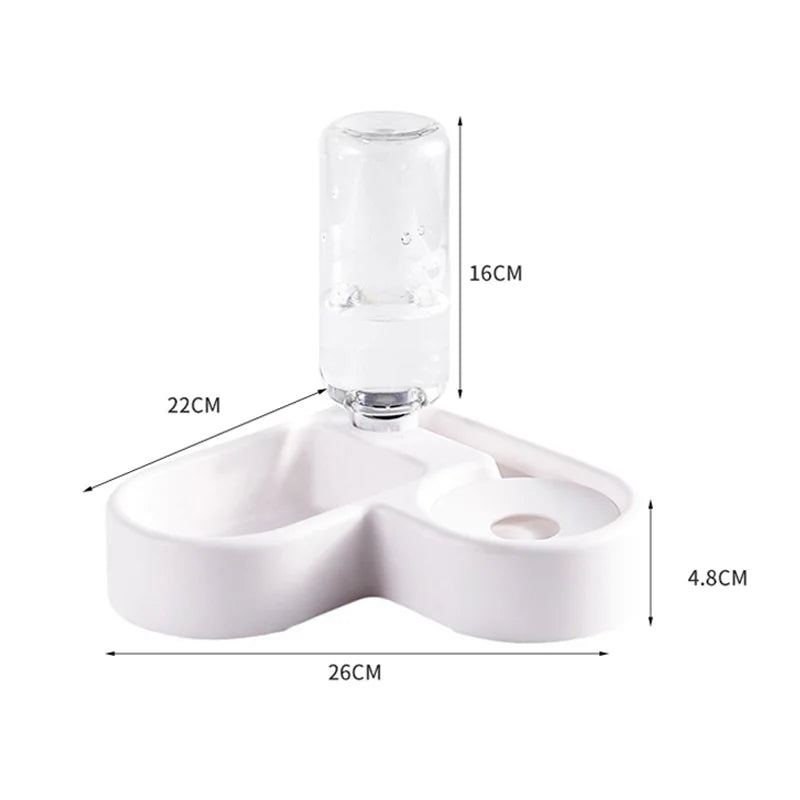 Dimensions du bol automatique pour chien et chat