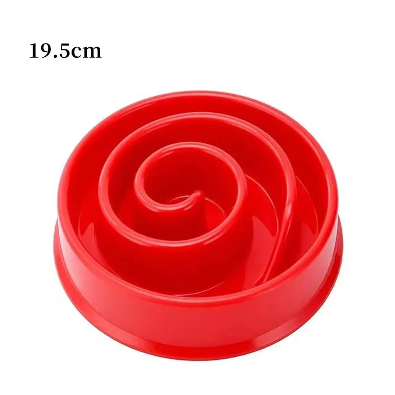 Bol slow feeder chien coloris violet, repas ralenti