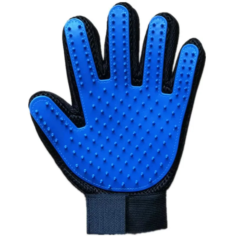 Gant de toilettage pour chien et chat – Massage & démêlage en silicone