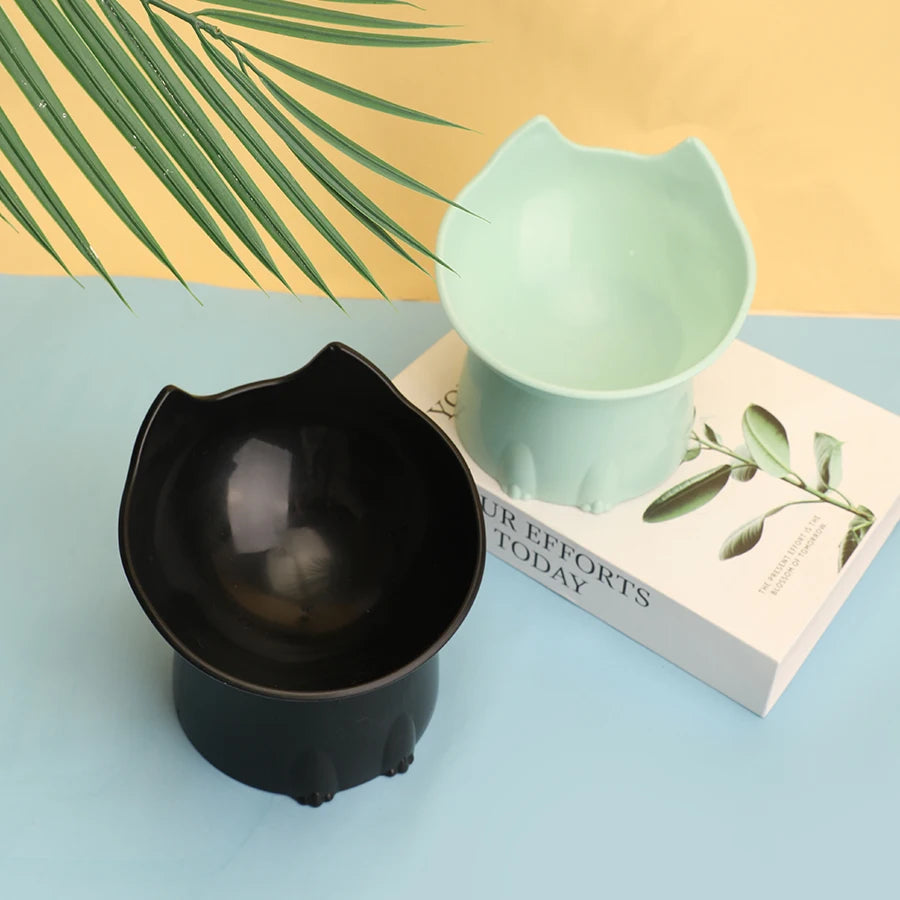 Gamelle surélevée inclinée pour chat – Protection cervicale