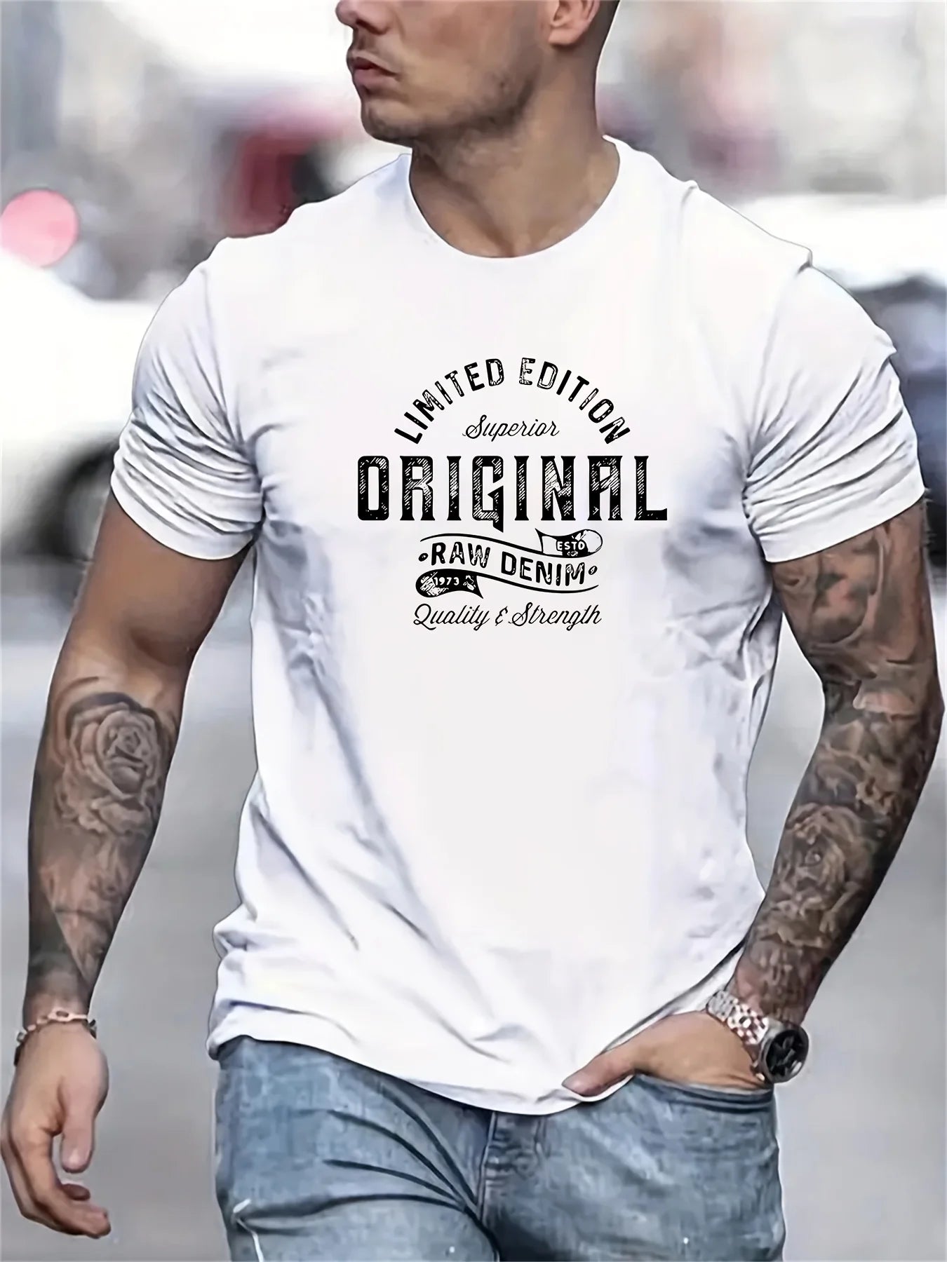 T-Shirt Homme 100% Coton – Imprimé Chien Drôle | Coupe Décontractée & Confortable