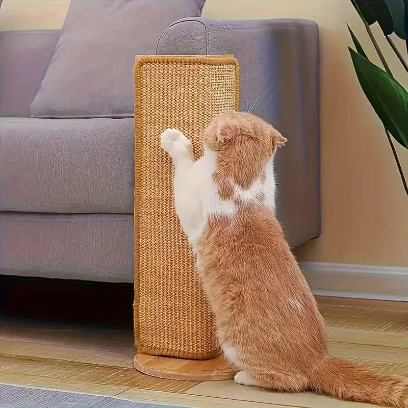 Griffoir en corde de chanvre pour chat et lapin