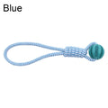 Balle interactive en corde de coton pour chien