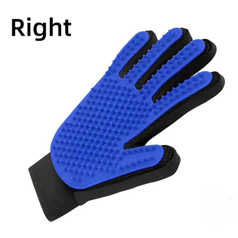 Gant de toilettage pour chien et chat – Massage & démêlage en silicone