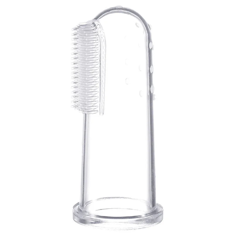 Brosse à Dents Doigt en Silicone pour Chien & Chat