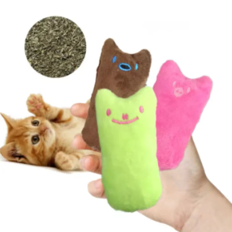 Jouet catnip coloris rose pour chat
