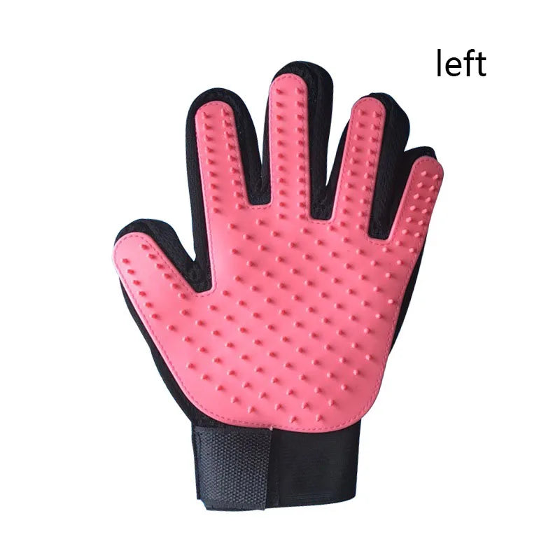 Gant de toilettage pour chien et chat – Massage & démêlage en silicone