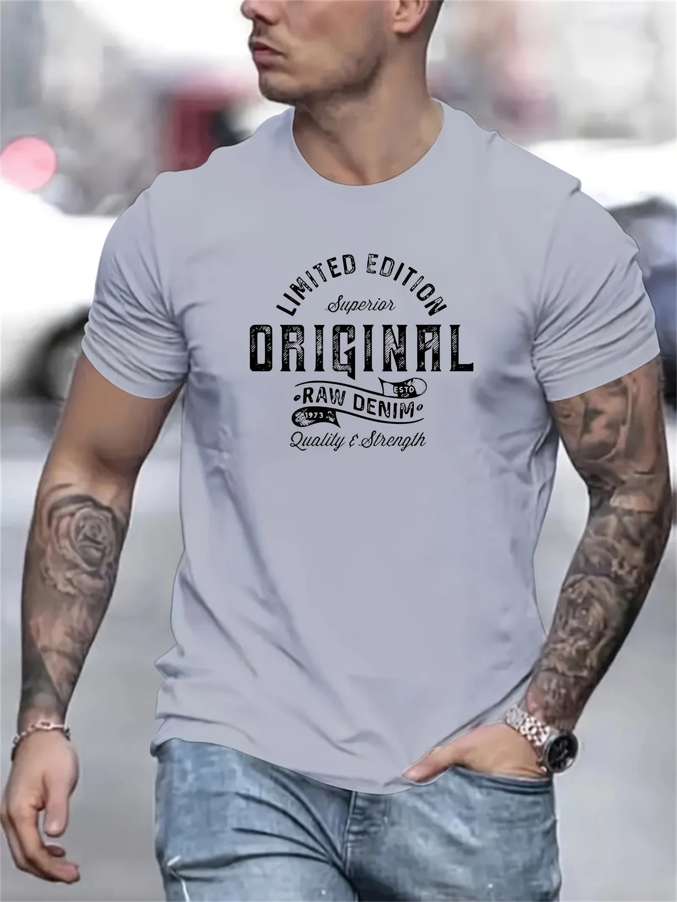 T-Shirt Homme 100% Coton – Imprimé Chien Drôle | Coupe Décontractée & Confortable