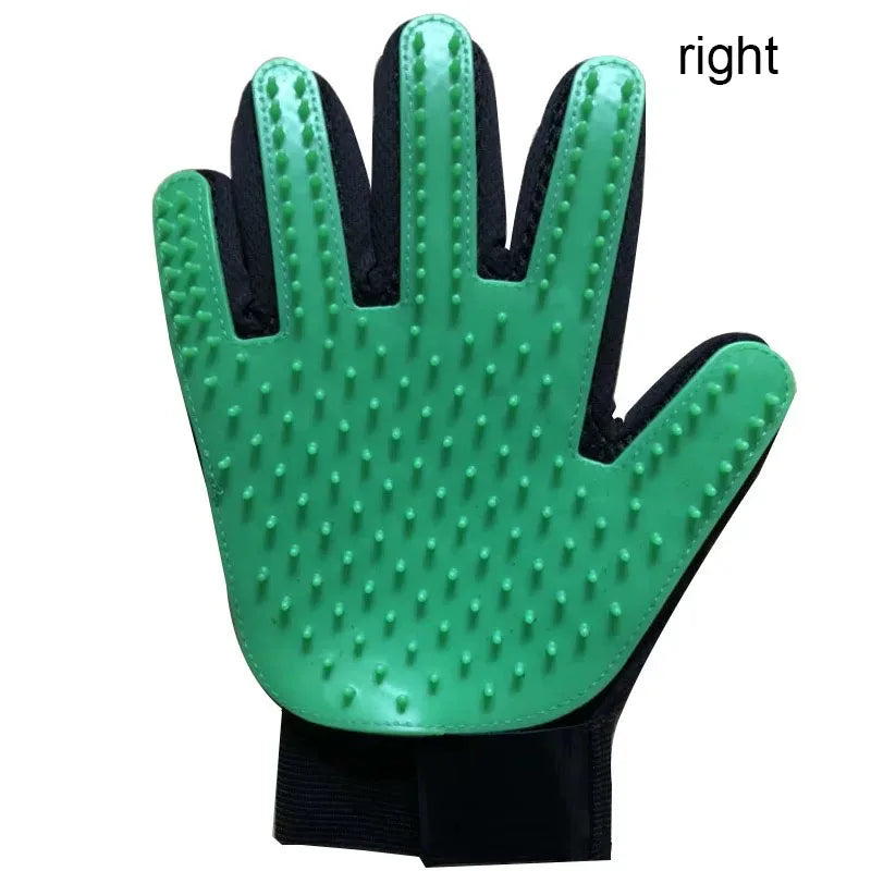 Gant de toilettage pour chien et chat – Massage & démêlage en silicone