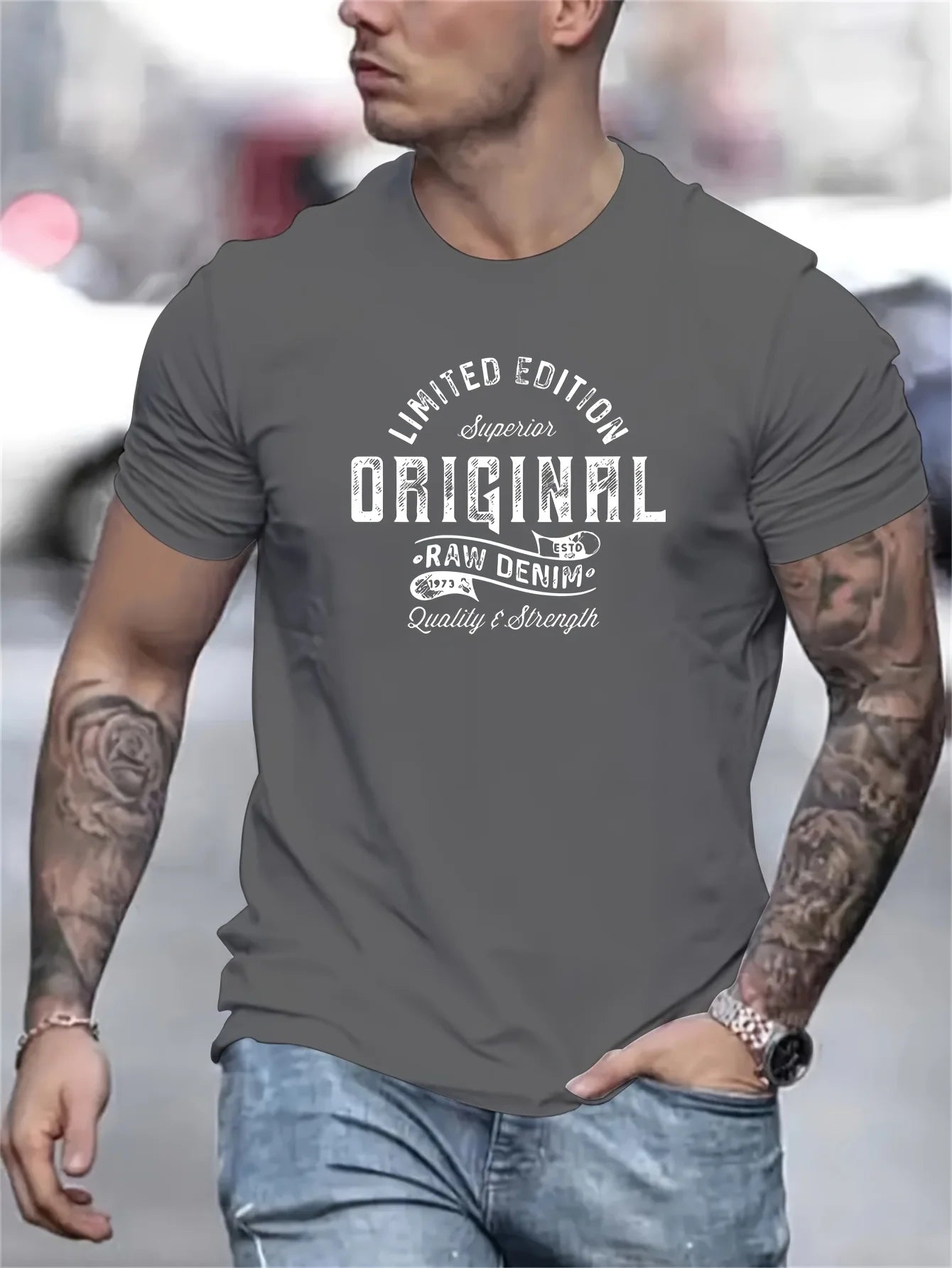T-Shirt Homme 100% Coton – Imprimé Chien Drôle | Coupe Décontractée & Confortable
