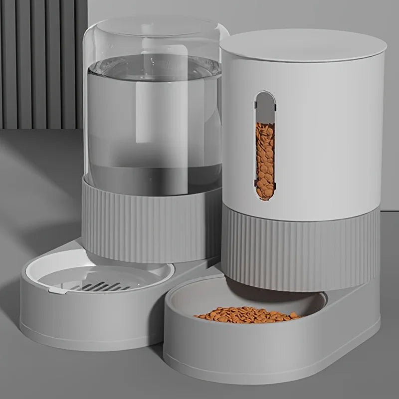 Distributeur Automatique Grande Capacité – Eau & Nourriture par Gravité pour Chat et Chien