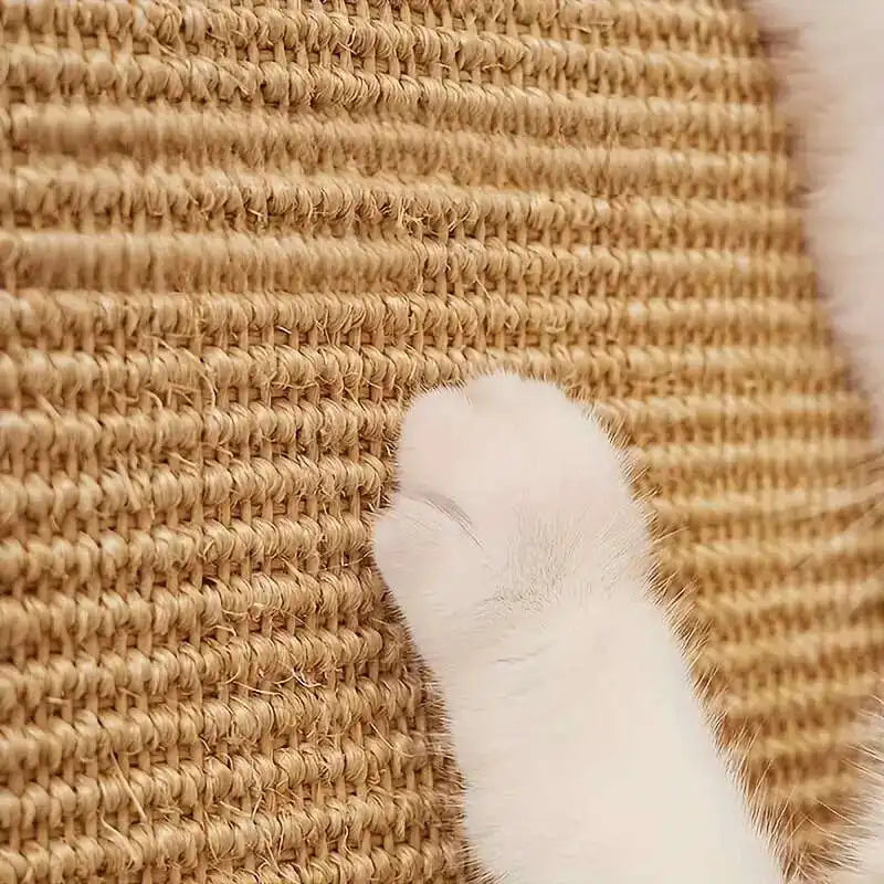 Griffoir en corde de chanvre pour chat et lapin