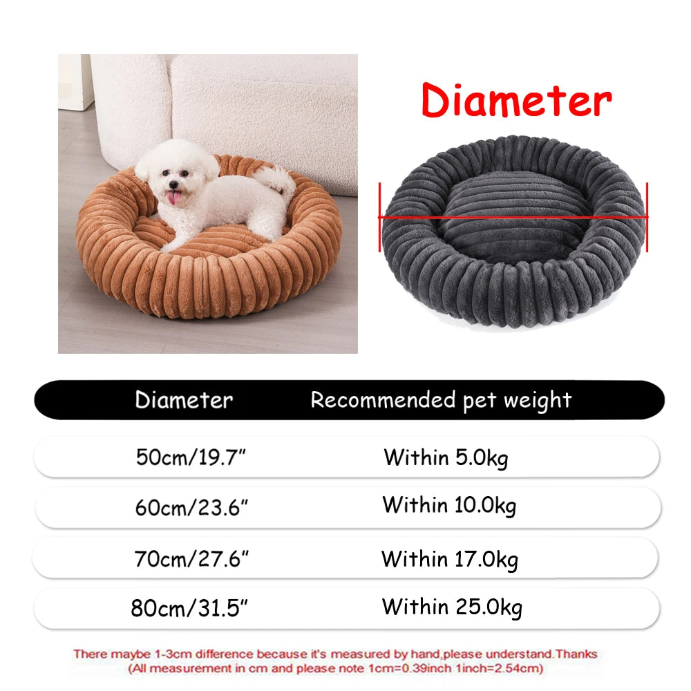 Corbeille-Lit Douillette Chien & Chat – Housse Lavable